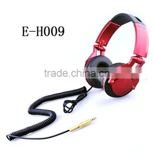 Professional DJ Headset Foldable Headband Headphone With Stereo 3.5mm Gold-plate Jack Headphones E-H009 thumbnail-3