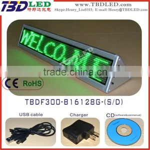 LED Super Clear LED Desk Board/mini Led Message Sign Board/ Single Color Scrolling Led Desk Board Quality Choice thumbnail-1