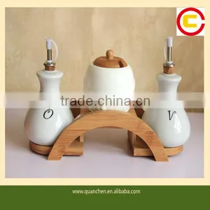 Unique Creative Arched Bamboo Kitchen Spice Stand thumbnail-1