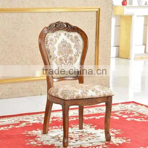 Antique Carved Chairs Armchair Solidwood Carved Chair With Fabric thumbnail-1