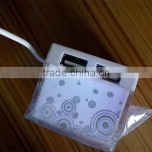 Promotional Gift Mini Cube Colorful LED USB HUB for Computer thumbnail-4