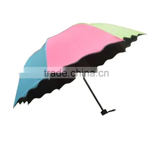 Colorful Promotion Gift 3 Folding Umbrella With UV Protection thumbnail-1