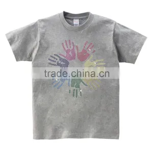 Colorful Hand Printing OEM Service Short Sleeves for Group Activities Men's Tshirt thumbnail-4