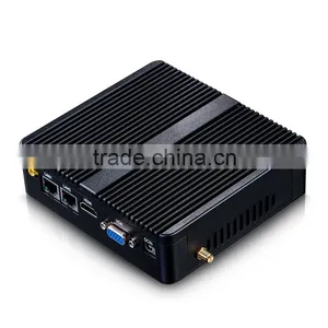 Pentium 3805U MINI PC Dual Lan 2G RAM 64G SSD Haswell Barebone Computer With VGA,Support Msata +2.5inch Hdd MINI PC SSD thumbnail-2