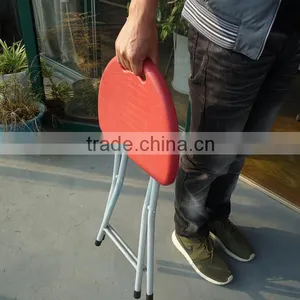 Strong and Durable Triangle Top Portable Metal Foot Stool thumbnail-2