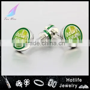 2015 Latest Design Stainless Steel Jewelry Findings Fashion Design Mens Cuff Link Sets for Motorcycle thumbnail-1