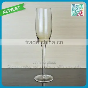 Stained Glass Drinking Champagne Goblet Light Color Glass Stemware New Arrival Glass Goblet Cup Champagne Flute thumbnail-1