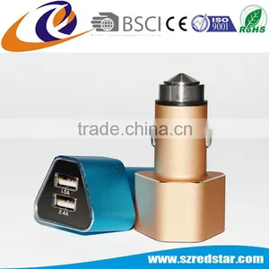 Hot Sales ! Metal Bullet Electric Dual Car Charger thumbnail-1