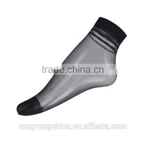 Custom Jacquard Men and Women Non Slip Transparent Ankle Socks 4237 thumbnail-1