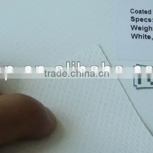 PVC Coated Tarpaulin 1000x1000D 30x30 900g White Blockout thumbnail-2