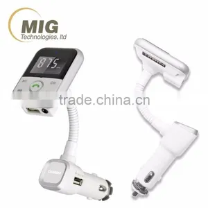 Bluetooth Car Kit Charging Phone Hand-free Cellphone Calling With Car FM Stereo System thumbnail-3