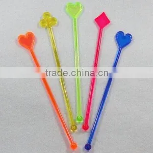 Poker Swizzle Stick / Muddler / Plastic Poker Stirrer / Drink Stirrer thumbnail-1