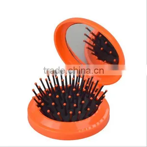 Customized Plastic Pocket Mirror With Comb Pocket Makeup Compact Mirror thumbnail-2