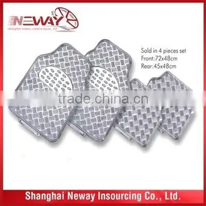 Universal Popular Durable 4pcs Set PVC Car Mat Quality Choice thumbnail-1