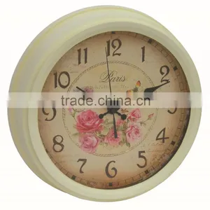 Retro Decorative Metal Wall Mounted Clock thumbnail-2