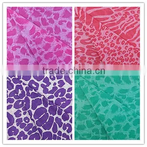 Esse Textile Knitted Fabric T/R Leopard Burnout Fabric for Garment thumbnail-2