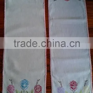 VINTAGE EMBROIDERED TABLE/DRESSER RUNNERS thumbnail-3