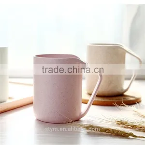 Eco-friendly Wheat Straw Plastic Mug Cup Coffee Mug From China Quality Choice thumbnail-3