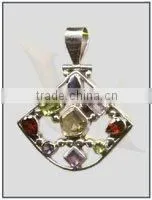 Women Pendant for Wedding, Silver Pendant, Awesome Pendant thumbnail-1
