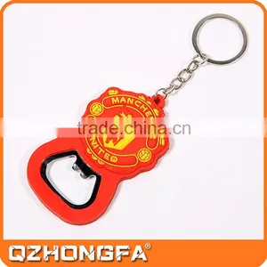 Custom Football Team Beer Bottle Opener Keychain thumbnail-2