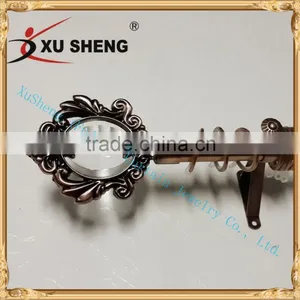 Popular Curtian Rods,Zinc Alloy Crystal Curtain Rod Quality Choice thumbnail-1