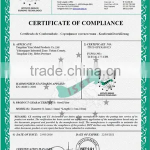 ASTM A820 Standard Reinforced Concrete Fibers for Construction thumbnail-6