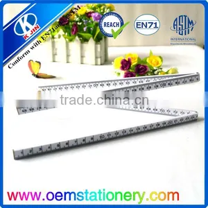 Hot Sale 100cm Metal Aluminum Long Folding Ruler for Office Supplies thumbnail-1
