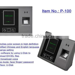 Face & Fingerprint Recognition Time Attendance Recorder With Software thumbnail-5