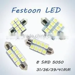 Festoon LED 5050SMD 8pcs Panel Light 31/36/39/41mm DC12V thumbnail-1