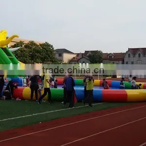 Commercial Giant Inflatable Water Slide With Pool/ Water Park for Sale thumbnail-4