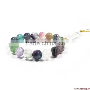 Flourite Stone, Flourite Bracelets , Flourite Stone Bracelet Grade AA , thumbnail-1