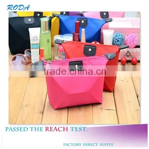 YIWU RODA 100%nylon Multicolor Optional Dumpling Shape Cosmetic Bag thumbnail-1