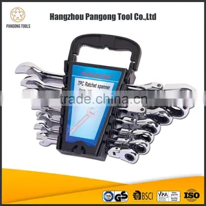 7PCS Combination Multi-purpose Torx Ratchet Wrench thumbnail-1