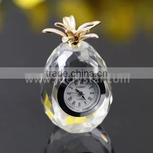 Wedding Favor Table Accessories Crystal Clock thumbnail-1