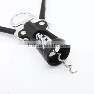 Black New Zinc Alloy Champagne Opener Red Wine Opener thumbnail-3