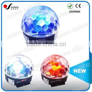 Wholesale Pro RGBWYP 6PCS 3W Crystal Ball LED Light for Church Lighting thumbnail-1