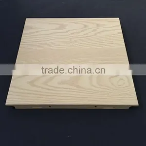 Decorative Wooden Color Galvanized Steel Metal Ceiling Suspended Panel Clip in False Ceiling thumbnail-3