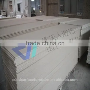 12mm Immitation Stone White Matt Solid Surface thumbnail-1
