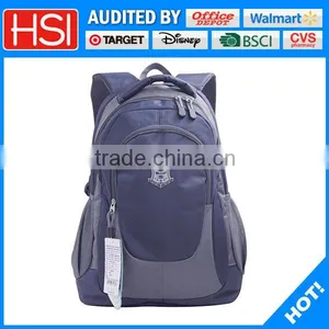 New Products Wholesale Polyester Waterproof Backpack High Quality School Bag thumbnail-1