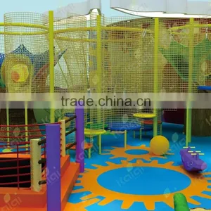 Kaiqi PVC Indoor Playground Equipment Candy Theme With Net Climber and Sandbox KQ60263A thumbnail-3