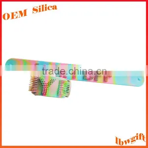 Nice Promotional Gift I LOVE MY BFF Silicone Rubber Slap Bracelet thumbnail-1
