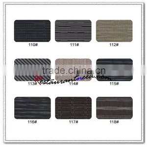 T097 450*300mm PVC Ribbed Dark Color Placemat thumbnail-1