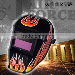 AF V350F-6 Welding Helmets in Winipeg Welding Cart Tig Fashin Fire PVC Mask for Welding thumbnail-1
