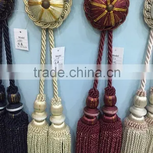 Small Flower Bullion Cotton Tassel thumbnail-5