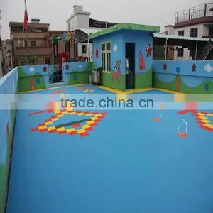 Anti Slip Playground Sports Courts Usage Outdoor Gym Rubber Flooring thumbnail-1