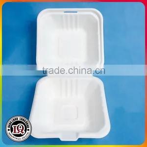 Biodegradable Bagasse 9" Clamshell thumbnail-1