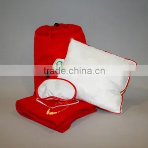 Deluxe Quality Inflight Pillow and Blanket Set thumbnail-1