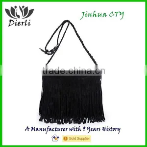 Tassel Fringe Handmade Leather Purse thumbnail-5