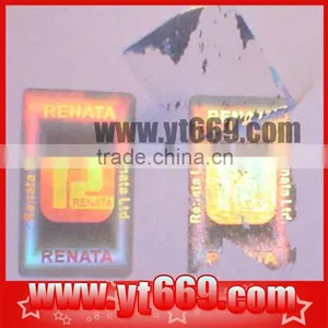 Highly Anti-faking Adhesive Tamper Proof Packaging Holographic Sticker thumbnail-1