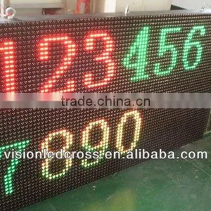 P16 Pure Blue Outdoor Led Message Sign With CE Certificate thumbnail-1